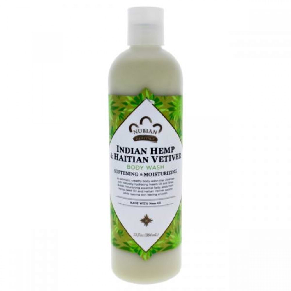 Nubian Heritage Indian Hemp & Haitian Vetiver Body Wash Unisex