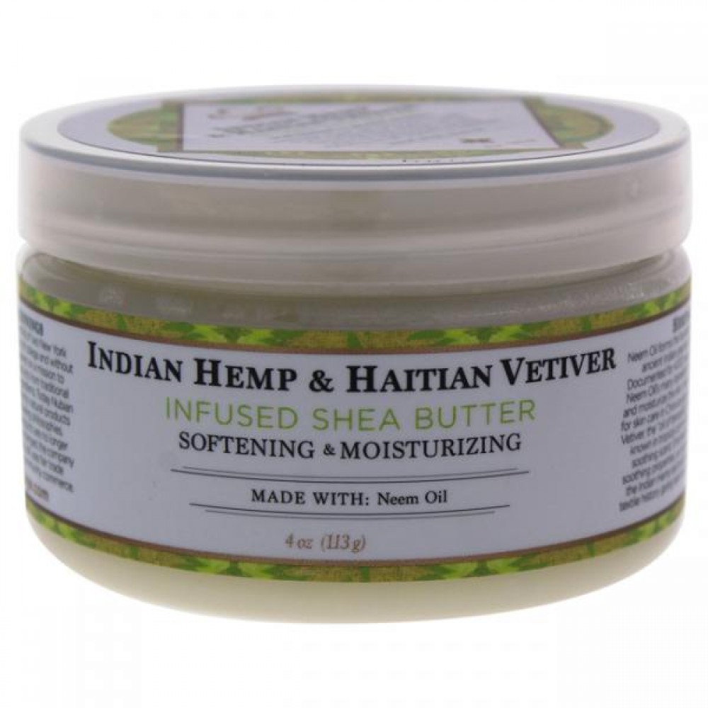 Nubian Heritage Indian Hemp & Haitian Vetiver Infused Shea Butter Softening & Moisturizing Unisex