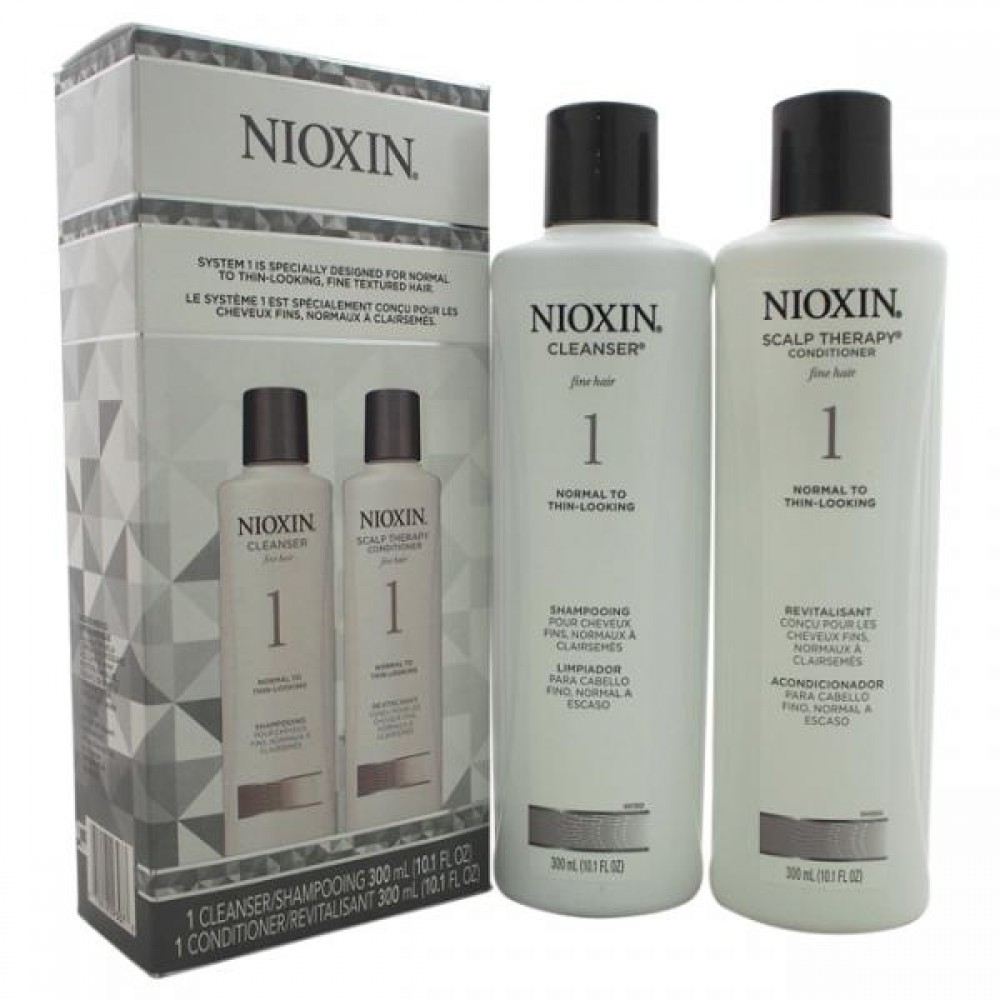 Nioxin System 1 Cleanser & Scalp Therapy Conditioner Duo