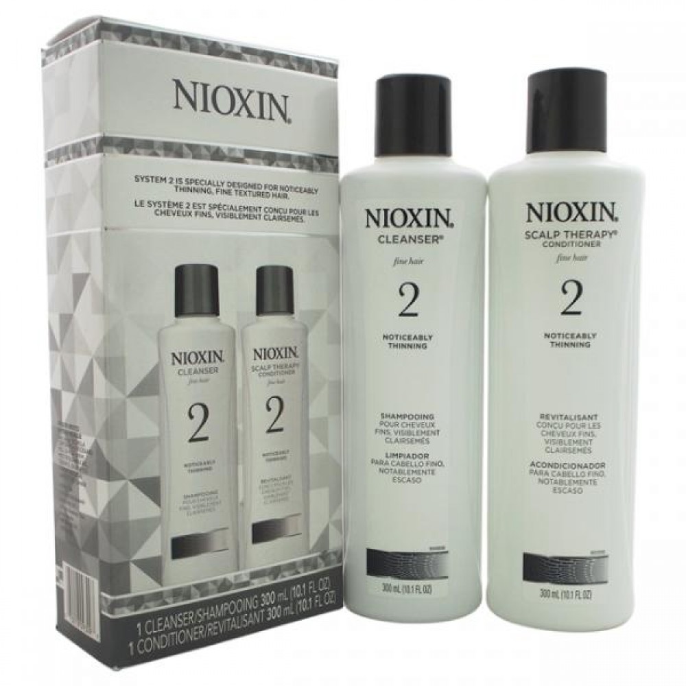 Nioxin System 2 Cleanser & Scalp Therapy Conditioner Duo