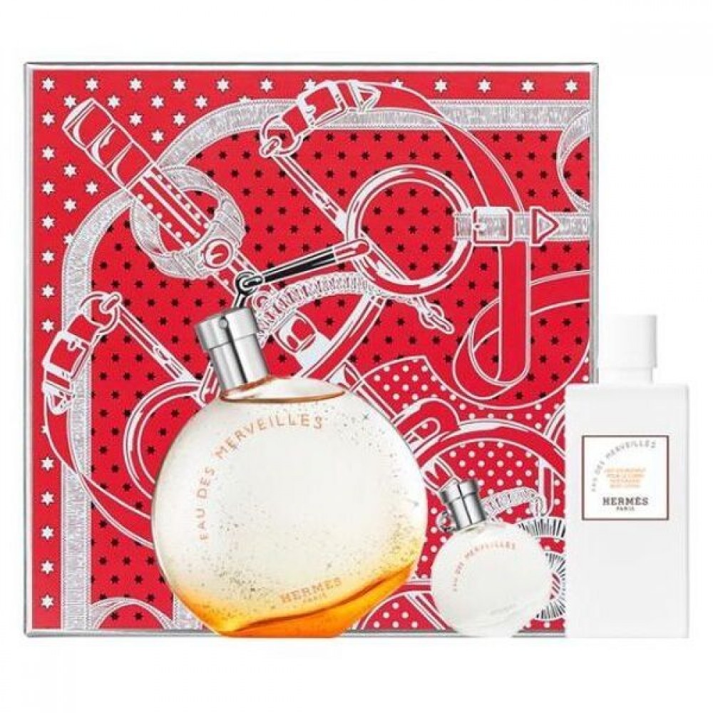 Hermes Eau Des Merveilles for Women Gift Set