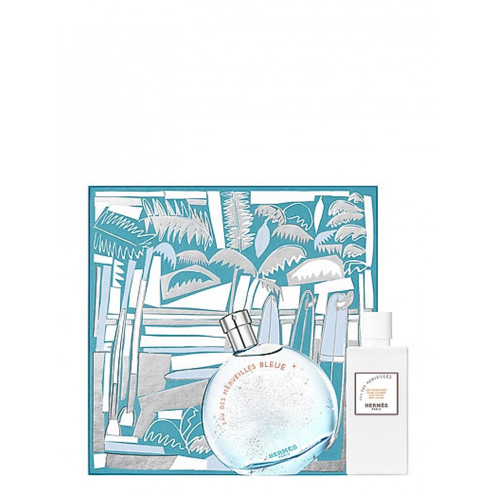 Hermes Eau Des Merveilles Bleue Gift Set