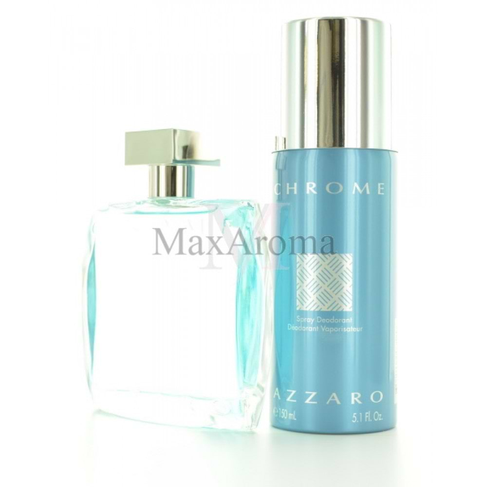 Azzaro Chrome Travel Exclusive Set for Men