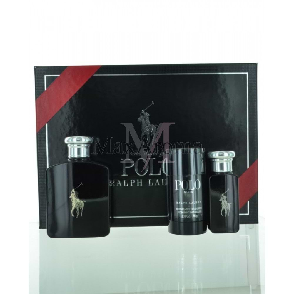 Ralph Lauren Polo Black Cologne Set for Men