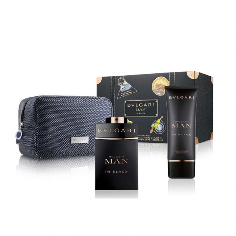 Bvlgari Man In Black EDP Gift Set