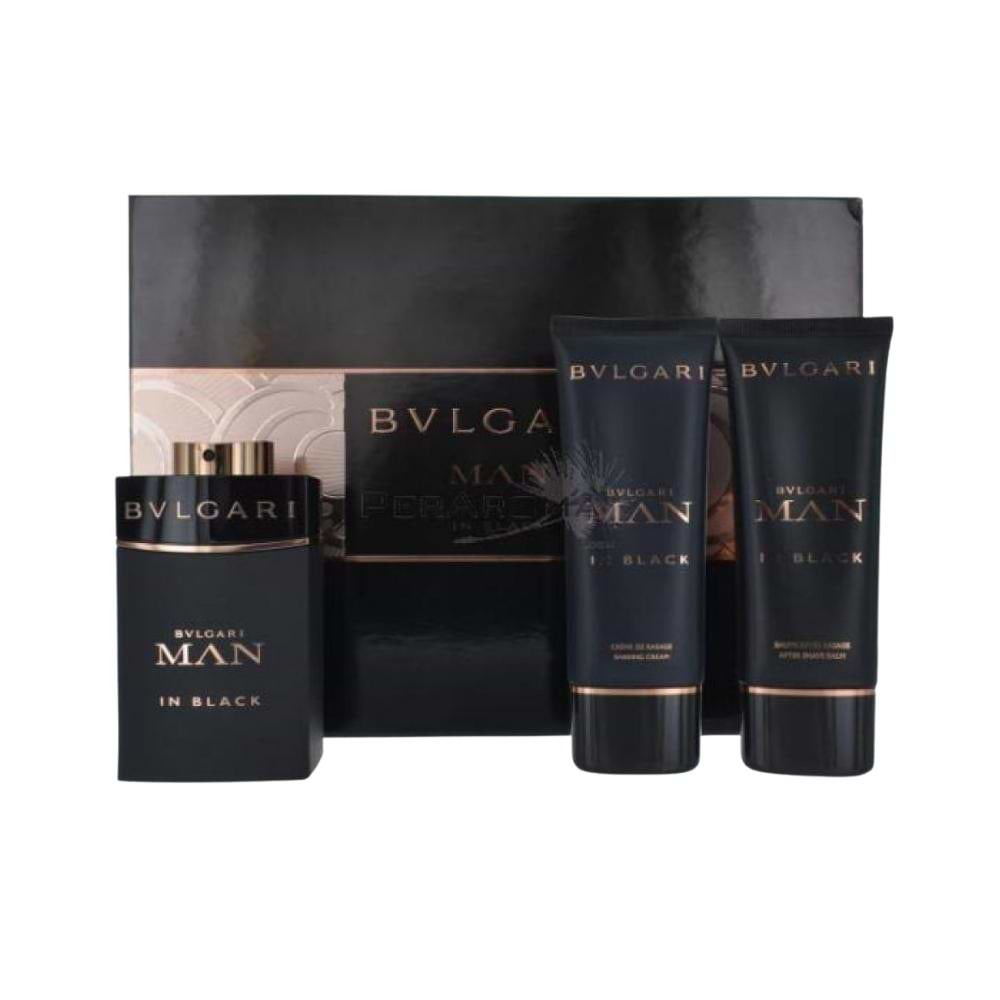 Bvlgari Man In Black EDP Gift Set for Men