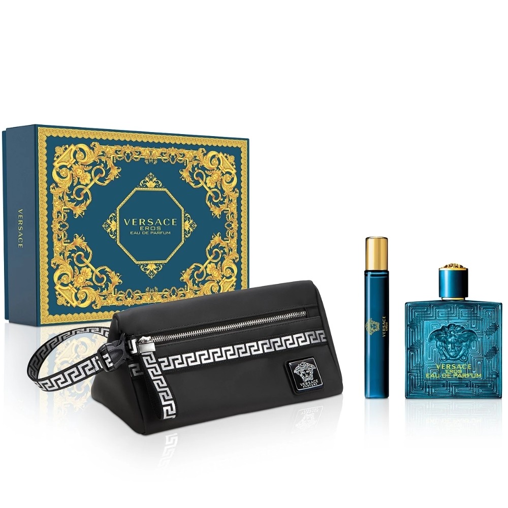 Versace Eros Mens 3 Pc Gift Set