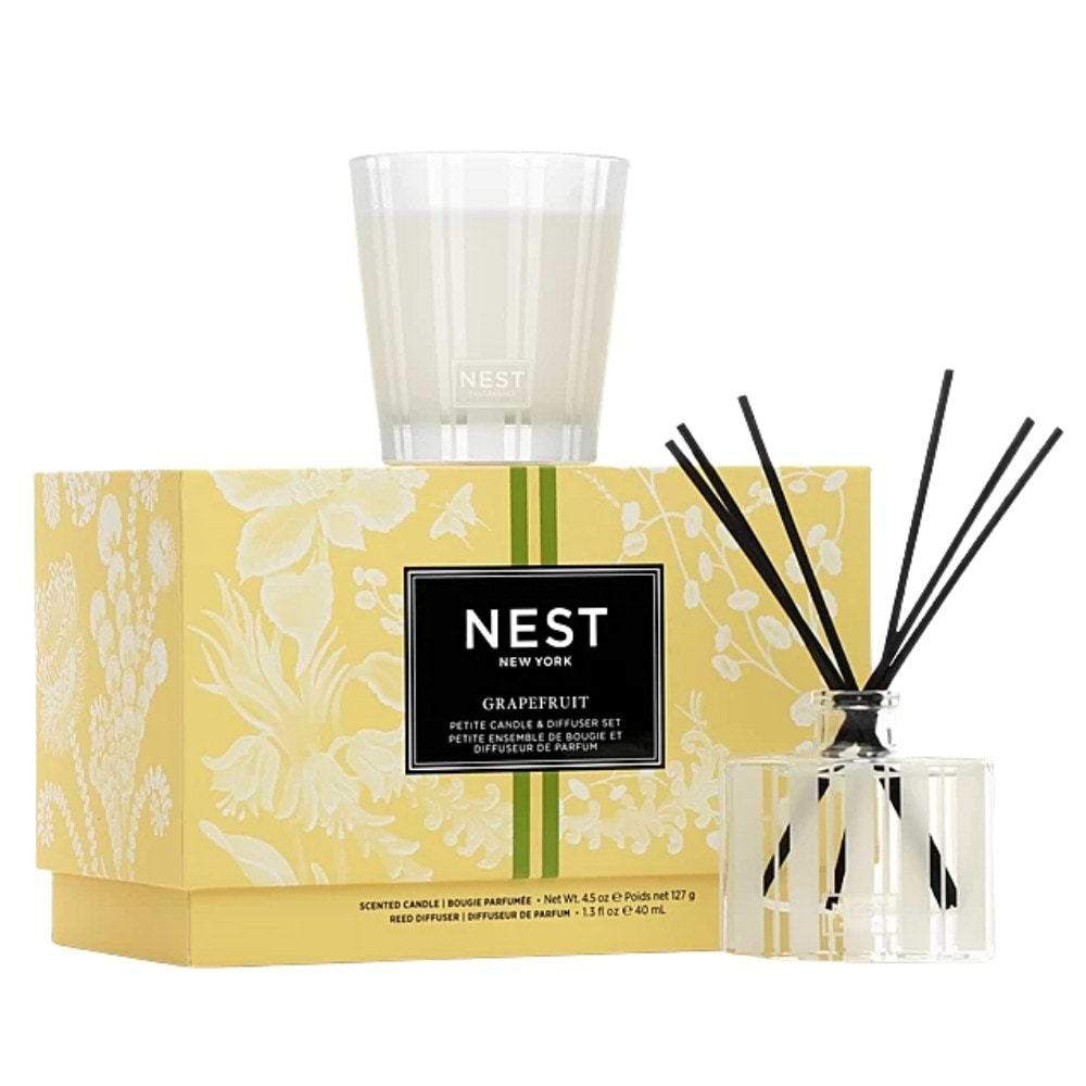 Nest Fragrances Grapefruit Petite Candle and Diffuser Set