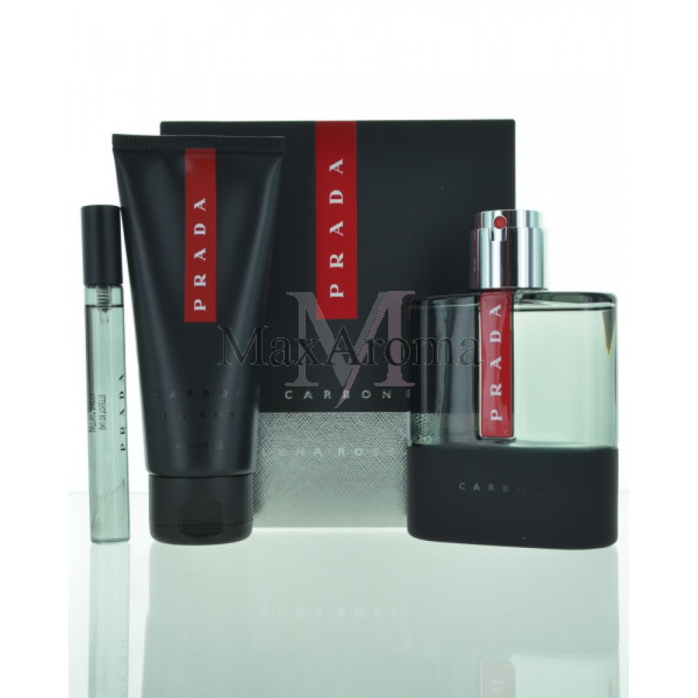 Prada Luna Rossa Carbon Pour Homme Gift Set Cologne