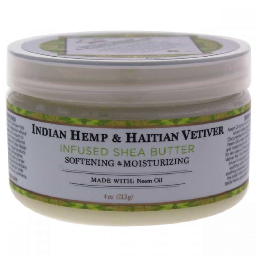 Nubian Heritage Indian Hemp & Haitian Vetiver Infused Shea Butter Softening & Moisturizing Unisex