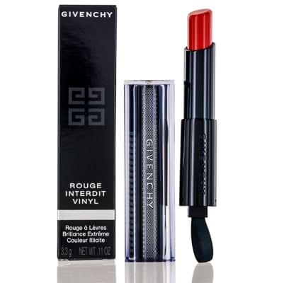 Givenchy Rouge Interdit Vinyl Lipstick # 11 Rouge Rebelle