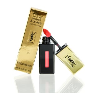 Yves Saint Laurent Rouge Pur Couture Glossy Stain - 12 Corail Acrylic