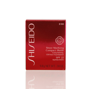 Shiseido Sheer Matifying Foundation Refill (b100 Very Deep Beige)