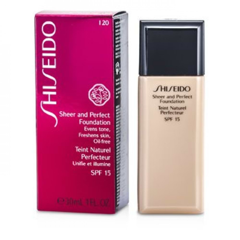 Shiseido Sheer And Perfect Liquid Foundation Natural Light Ivory (i20)