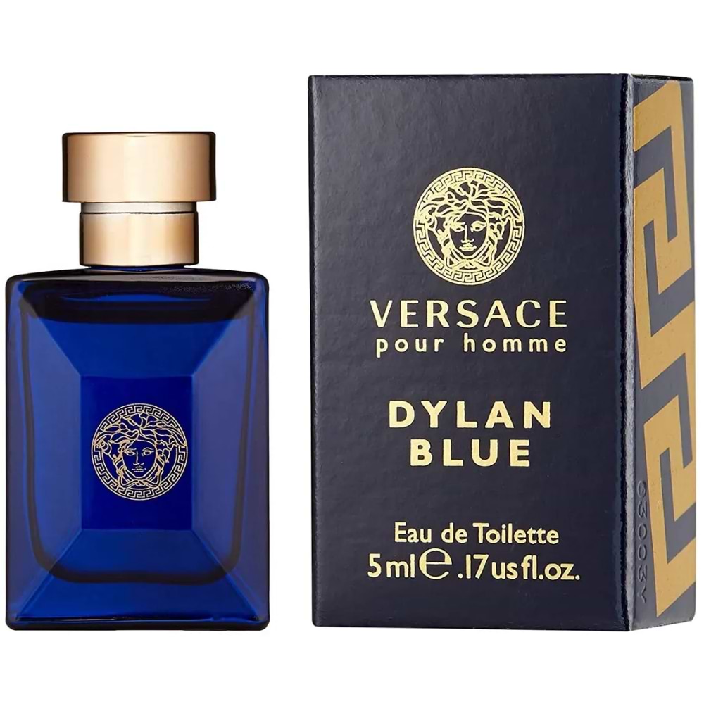 Dylan Blue by Versace Men 3PC Set EDT 3.4oz Spray New in Box