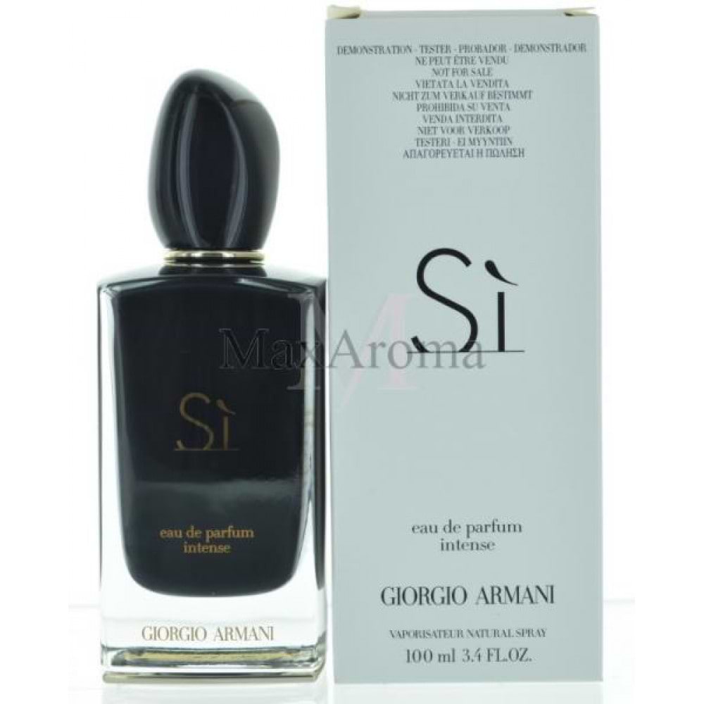 Armani Si Intense Eau de Parfum Spray by Giorgio Armani - 3.4 oz